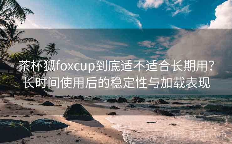茶杯狐foxcup到底适不适合长期用？长时间使用后的稳定性与加载表现