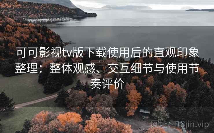 可可影视tv版下载使用后的直观印象整理：整体观感、交互细节与使用节奏评价